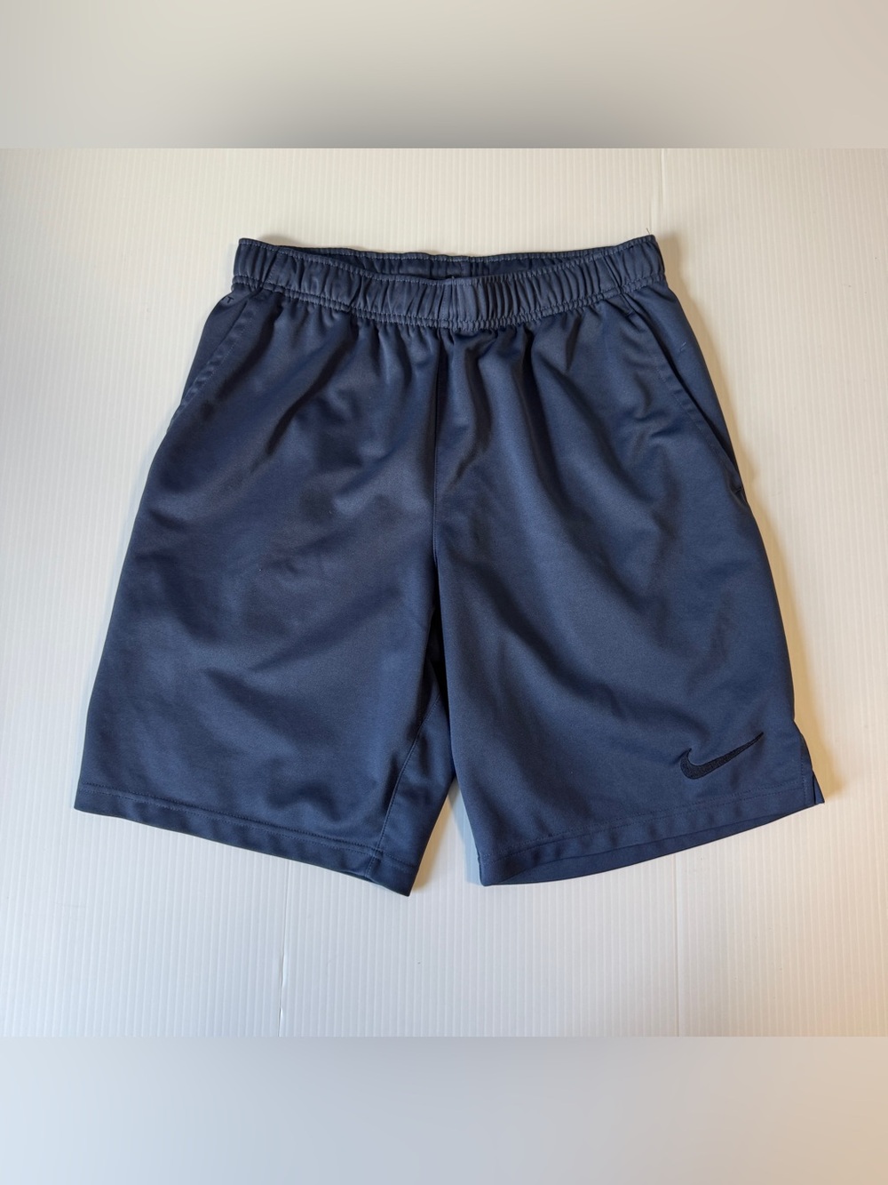 Nike Dri-FIT Blue Athletic Training Shorts Men’s Medium 10 Inch Inseam Gym Run